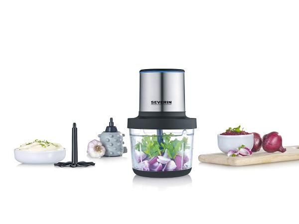 Severin Multihakker Cordless 200 watt stål/sort